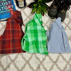 Boys long sleeve button down shirts 6/7